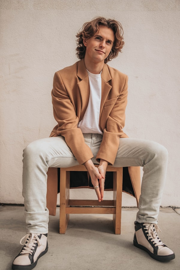 Male lifestyle model portrait