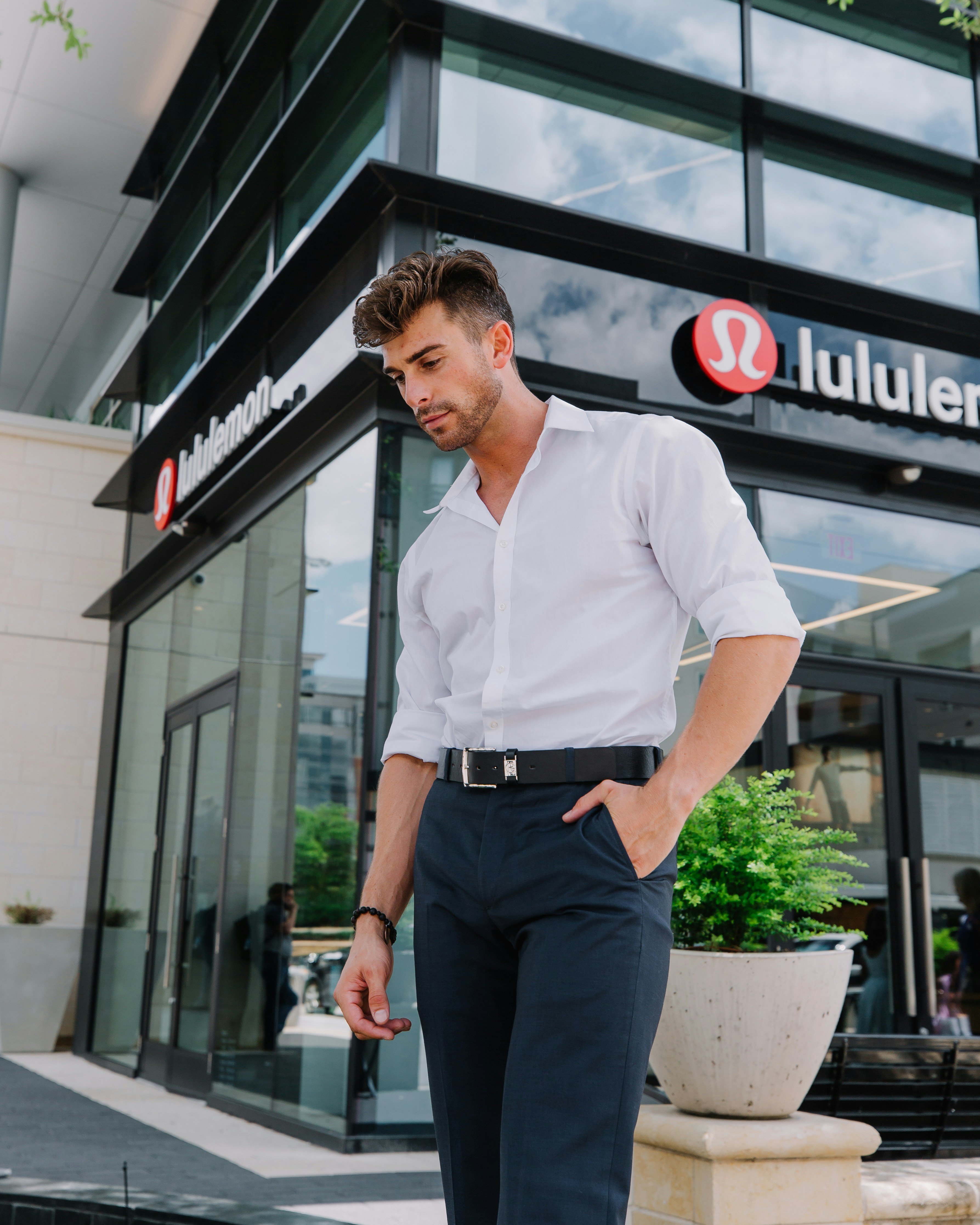 Male model outdoor portrait